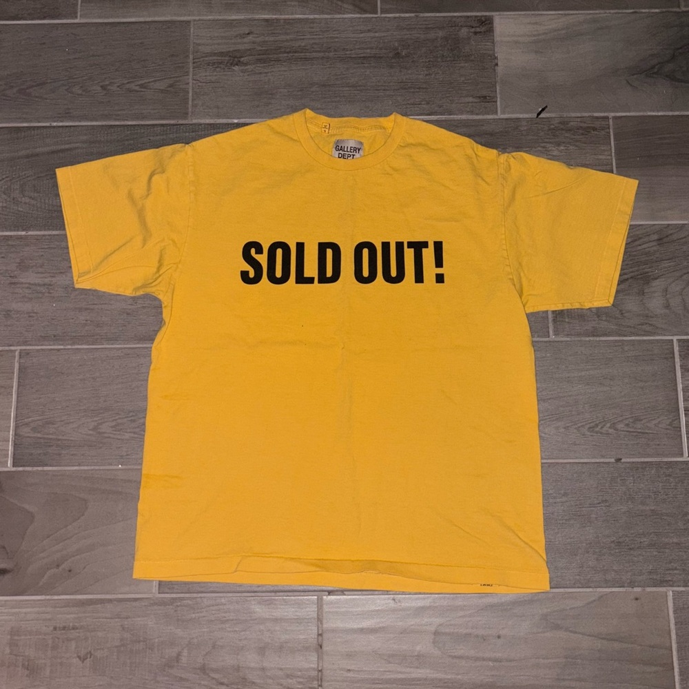 Gallery Dept Yellow SOLD OUT Tee